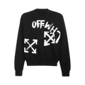 Off-White Paint Script Skate Crewneck "Black/White"