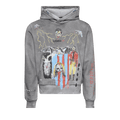 Amiri x Wes Lang Blood 38 Hoodie "Heather Grey"
