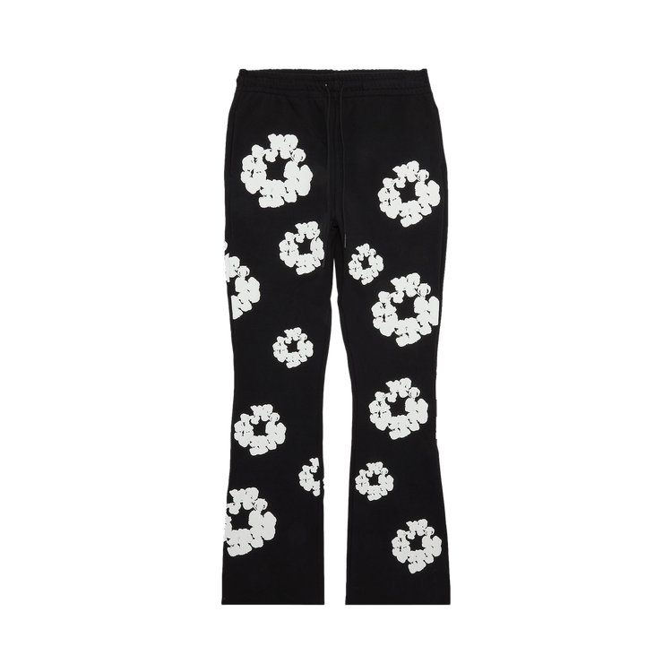 READYMADE x Denim Tears Cotton Wreath Flare Sweatpants "Black"