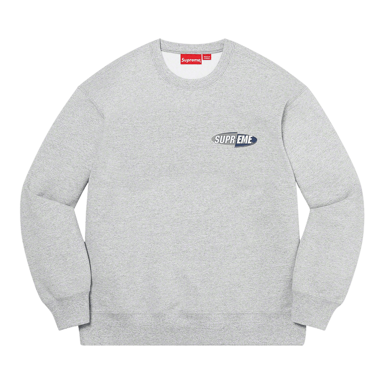 Supreme 212 Crewneck "Heather Grey"