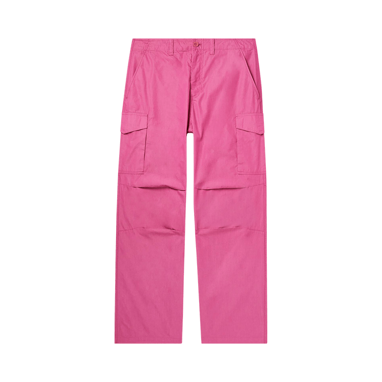 Our Legacy Trekking Wide Leg Ripstop Cargo Trousers "Pink"