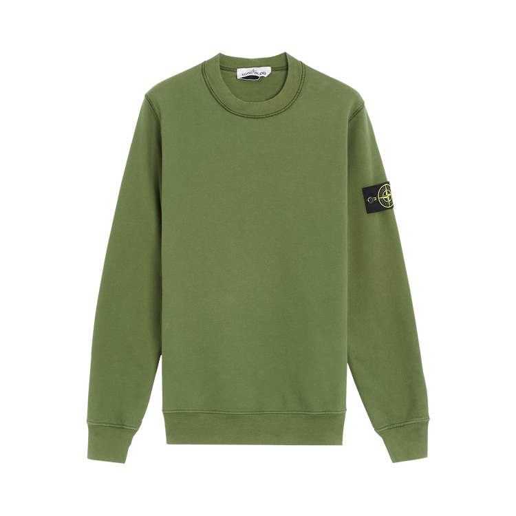 Stone Island Garment Dyed Classic Sweatshirt "Olive"