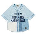 Kapital Reconstruction Denim Great Kountry Baseball Shirt Pro "Multicolor"