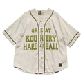 Kapital Linen Great Kountry Baseball Shirt "Beige"