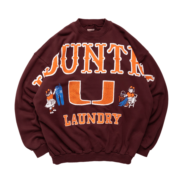 Kapital Big Kountry Knit Sweater "Burgundy"