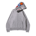 BAPE Shark Full Zip Hoodie "Grey"