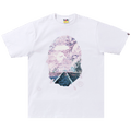 BAPE Sakura Photo Ape Head Tee "White"