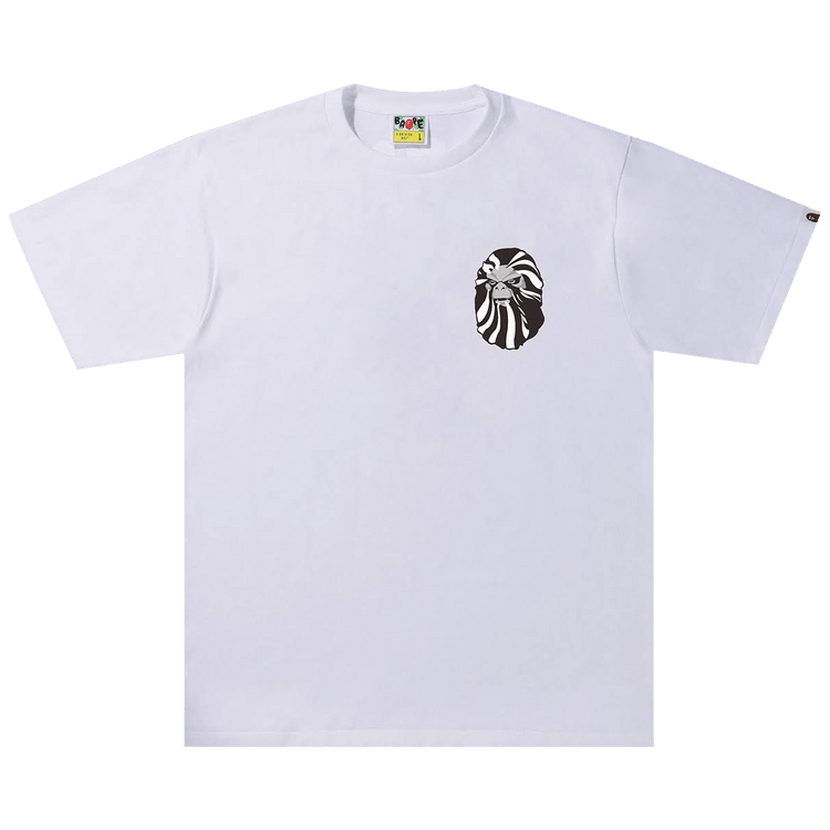 BAPE Ape Head #1 Tee "White"