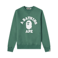BAPE College Crew Sweat "Green"