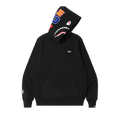 BAPE Shark Emblem Pullover Hoodie "Black"