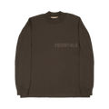 Fear of God Essentials Long-Sleeve Tee "Off Black"