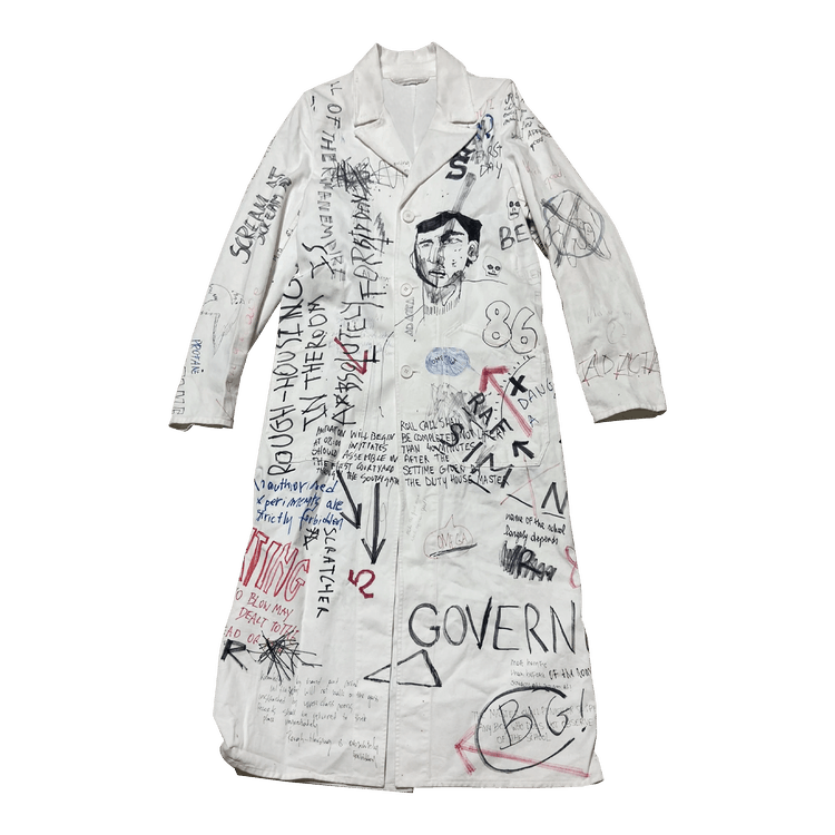 Raf Simons Doodle Lab Coat