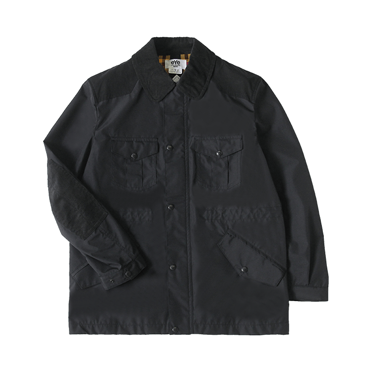 Junya Watanabe MAN eYe GORE-TEX Infinium Corduroy Panel Coat "Black"