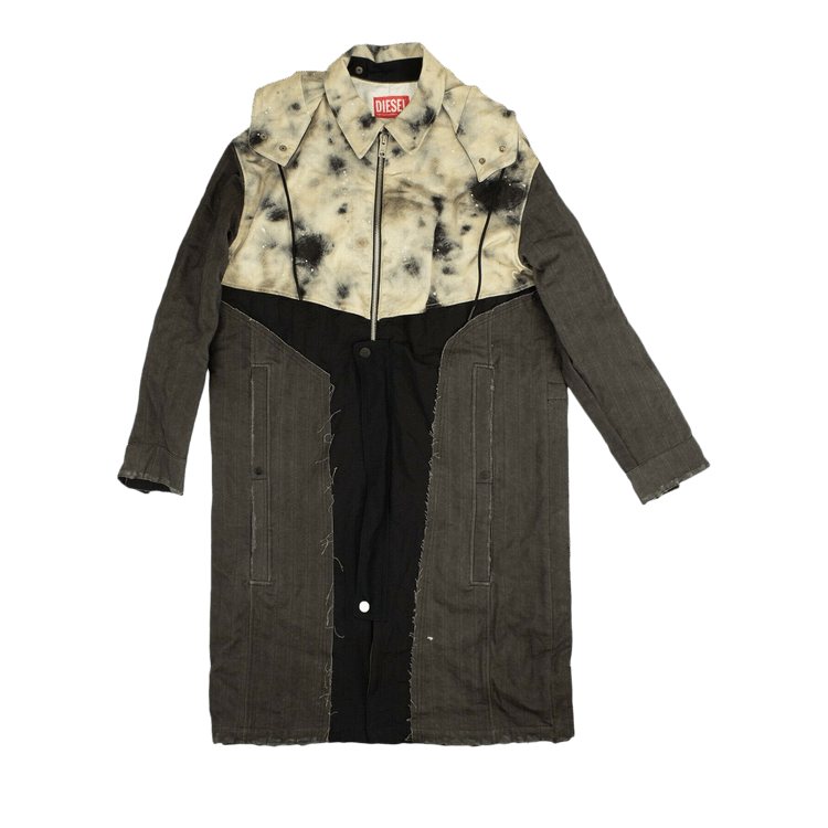 A-Cold-Wall* Long Denim Jacket "Tie Dye"