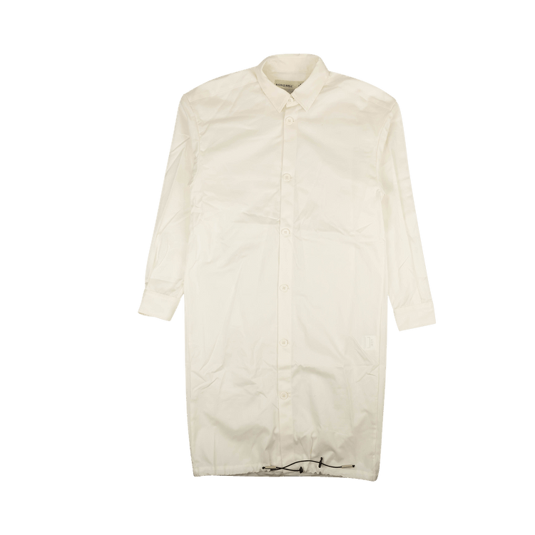 A-Cold-Wall* Button Down Long Work Jacket "White"