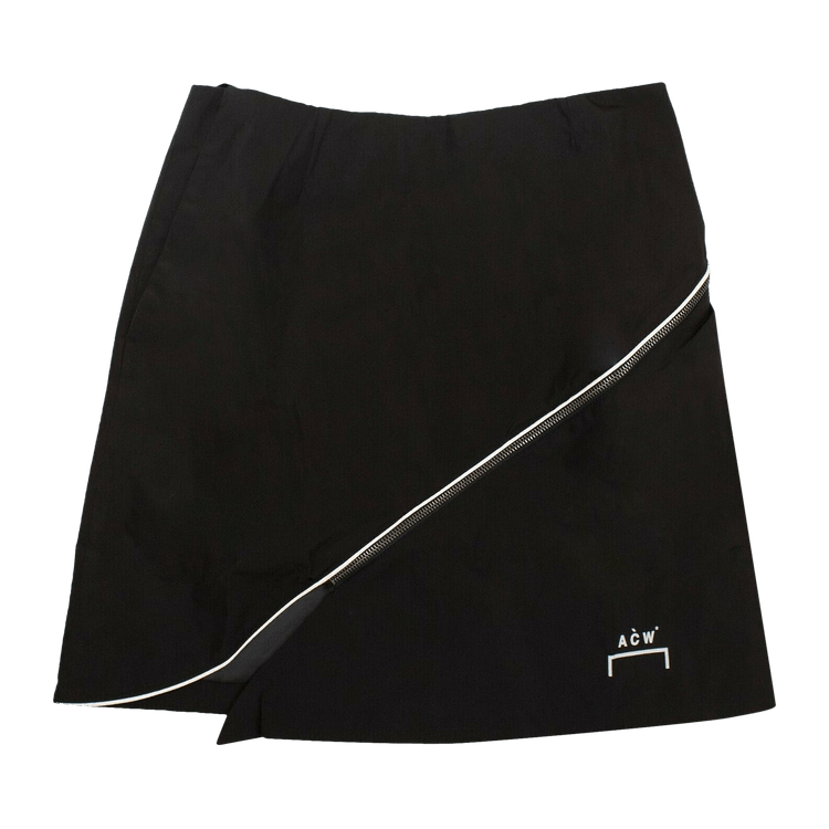 A-Cold-Wall* Zip Embellished Shell Skirt "Black"