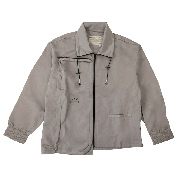 A-Cold-Wall* Multi Zip Windbreaker Jacket "Slate Grey"