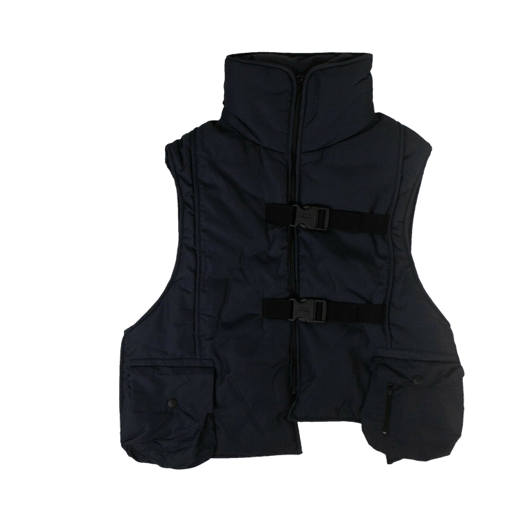 A-Cold-Wall* Puffer Buckle Vest "Navy"