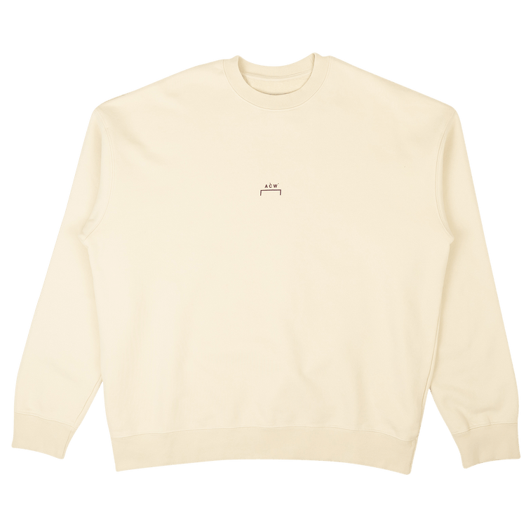 A-Cold-Wall* Logo Print Sweater "Almond Milk"