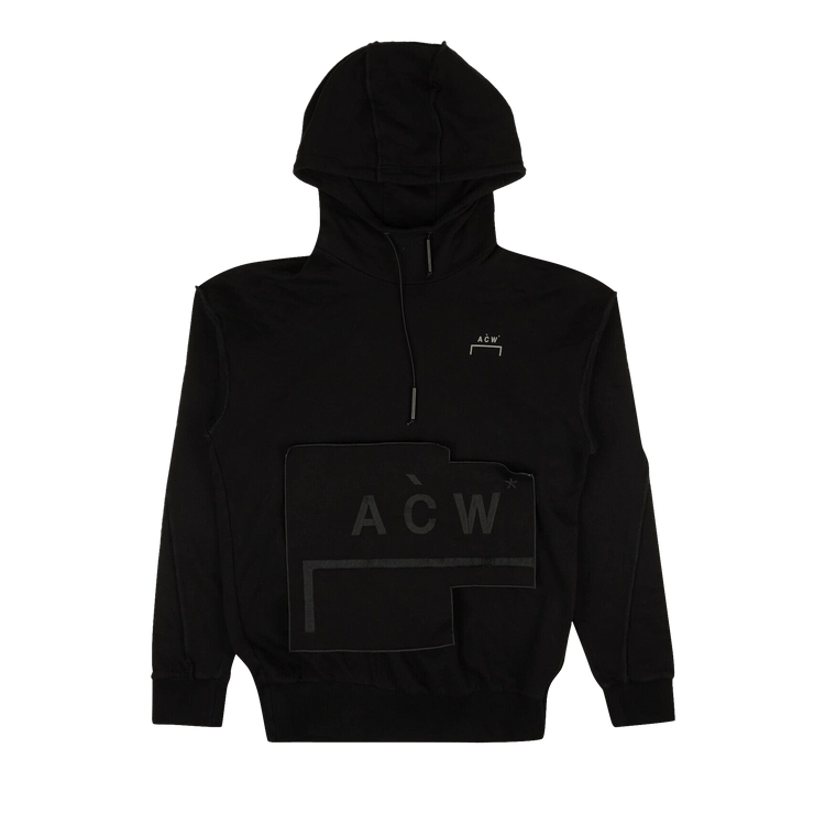 A-Cold-Wall* Velcro Logo Patch Hoodie "Black"