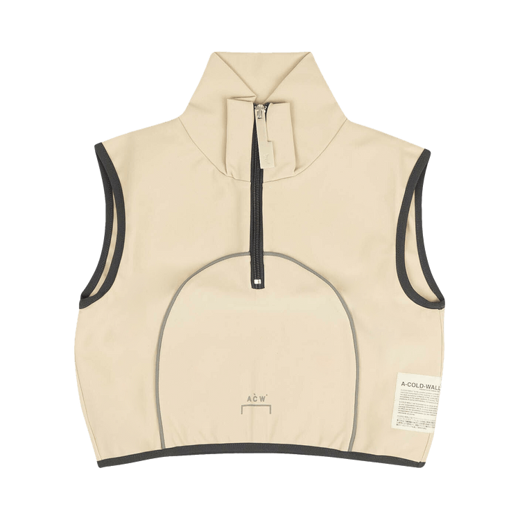 A-Cold-Wall* Cropped Sleeveless Top "Cream"