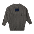 A-Cold-Wall* Sweater With Ripped Detail "Slate Grey"