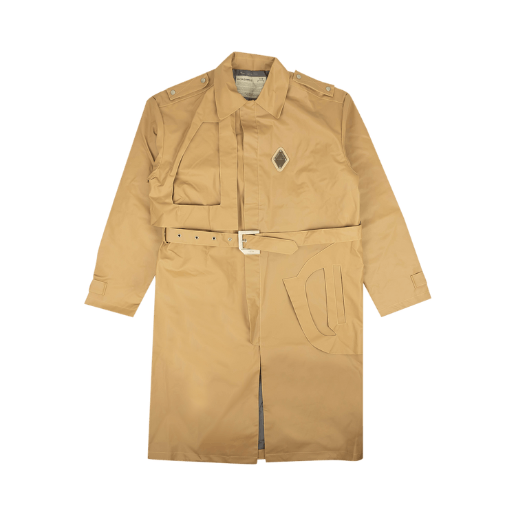 A-Cold-Wall* Rubberized Trench Coat "Tan"