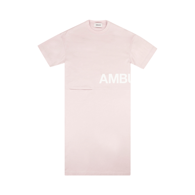 Ambush Midi Pocket T-Shirt Dress "Pink"