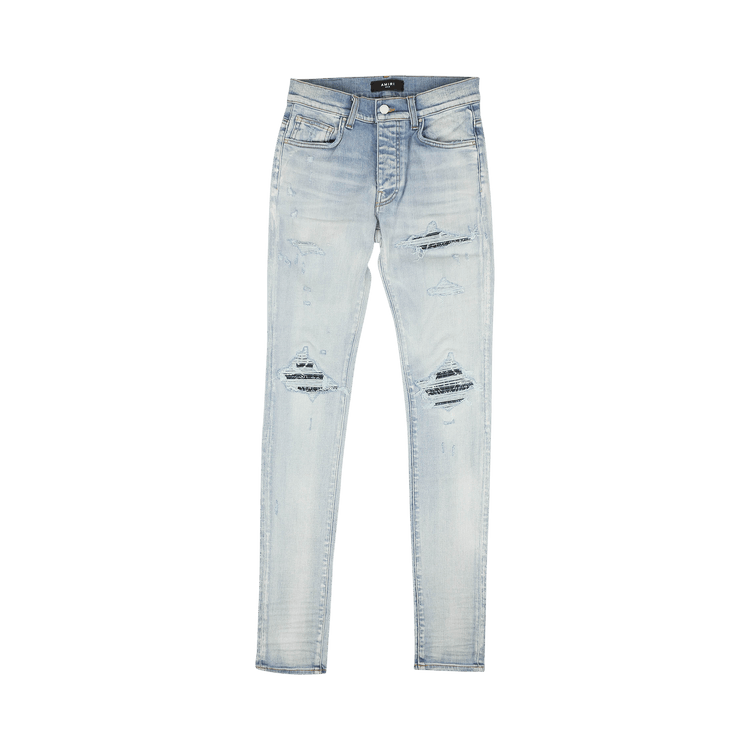 Amiri Bandana MX1 Denim Skinny Jeans "Blue"