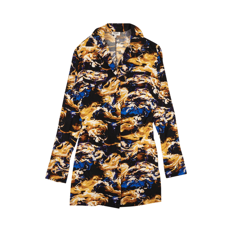 Kenzo Floral Jersey Shirt "Multicolor"