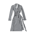 Marine Serre Moon Diamant Tailored Coat "Black"