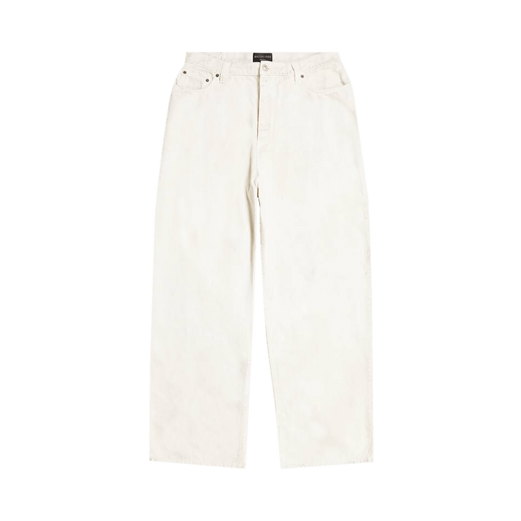 Balenciaga Large Baggy Jeans "Dirty Cream"