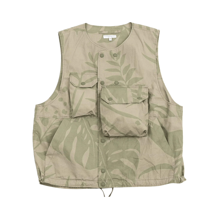 Engineered Garments Cover Vest "Khaki/Olive"