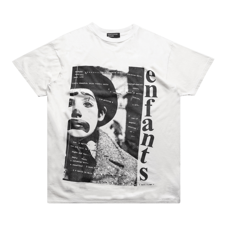 Enfants Riches Déprimés Sad Clown T-Shirt "White"