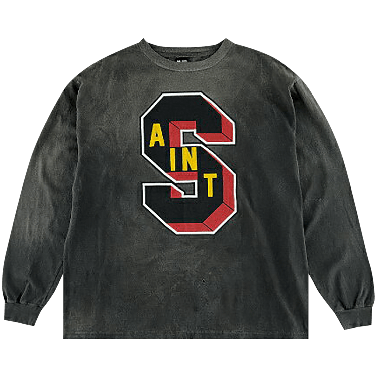 SAINT Mxxxxxx Saint Tears Long-Sleeve Tee "Black"