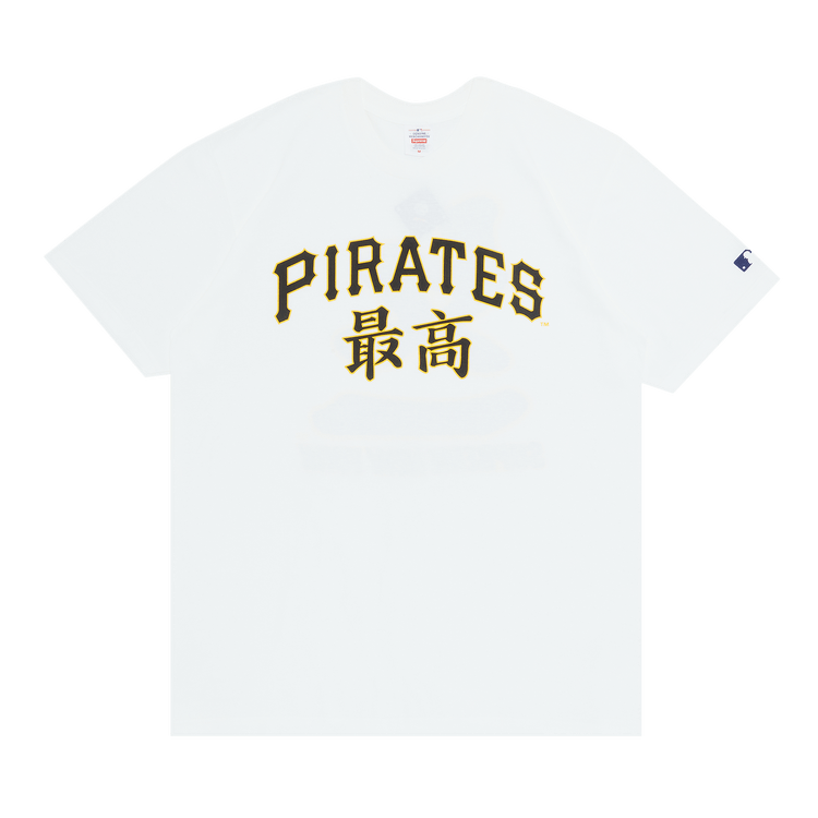 Supreme x MLB Kanji Teams Tee - Pirates "White"