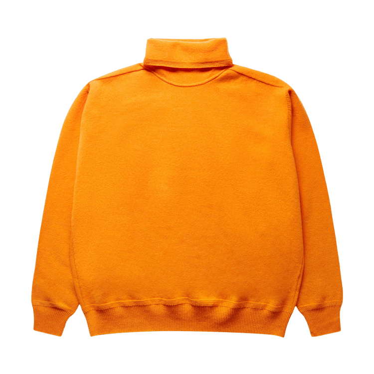 Homme Plissé Issey Miyake Wool Smooth Turtleneck "Orange"