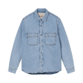Stussy Sherpa Lined Denim Shirt "Light Denim"
