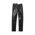 Agolde Recycled Leather Criss Cross Straight Jean "Detox/Black"