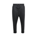 Balmain Low Crotch Elastic Belted Flannel Pants "Gris Gonce"