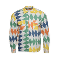 Bode Lonestar Patchwork Long-Sleeve Shirt "Multicolor"