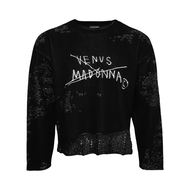 MISBHV Basquiat Edition Venus Madonna Destroyed Knit "Black"