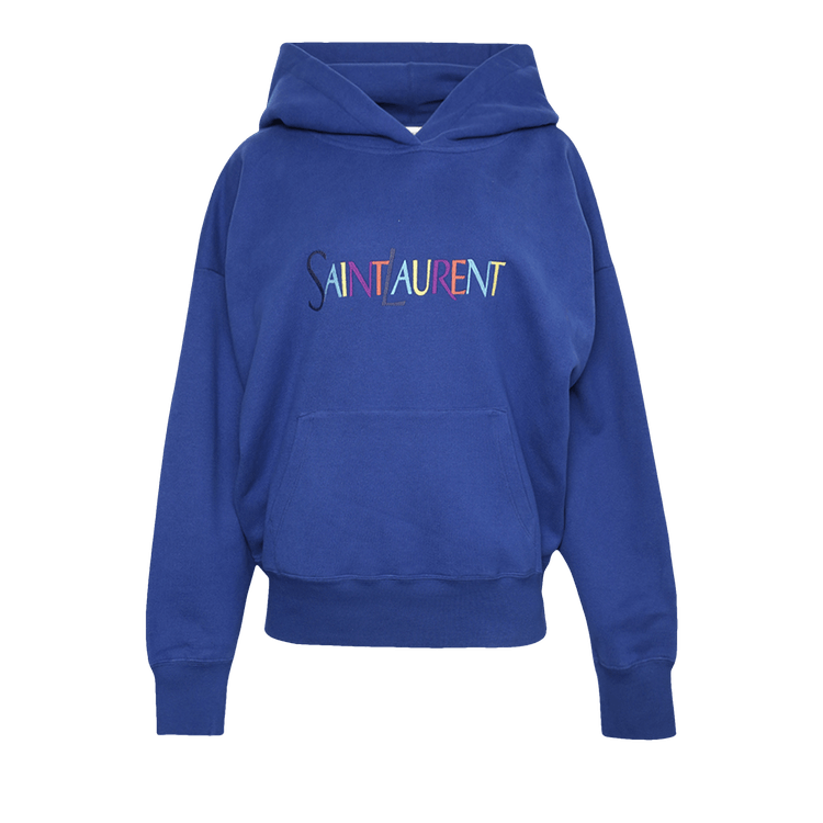 Saint Laurent Hoodie "Blue/Multicolor"