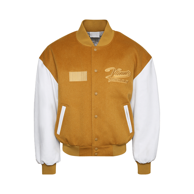 VTMNTS College Jacket "Mustard/White"