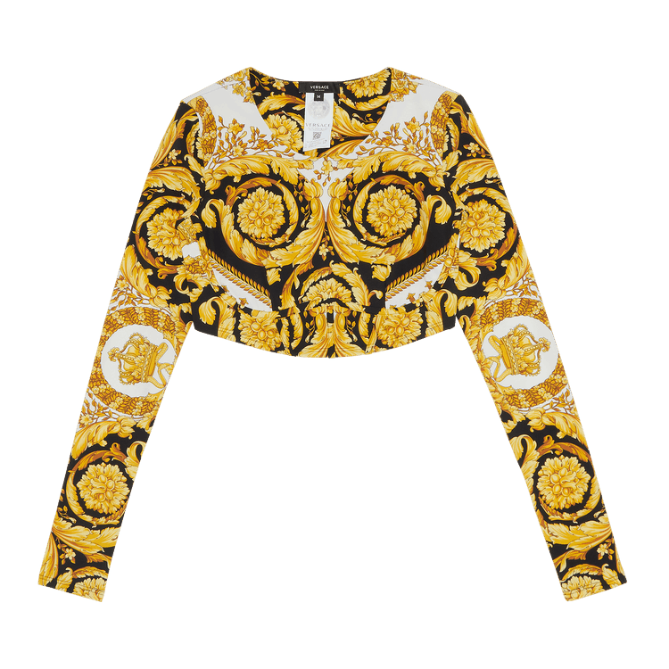 Versace Home Print Top "White/Gold/Black"