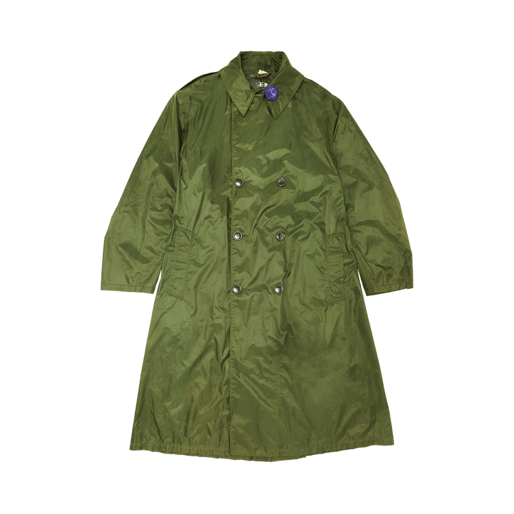 Vintage Trench Coat With Undercover Pin "Olive", From the Closet of ASAP Nast
