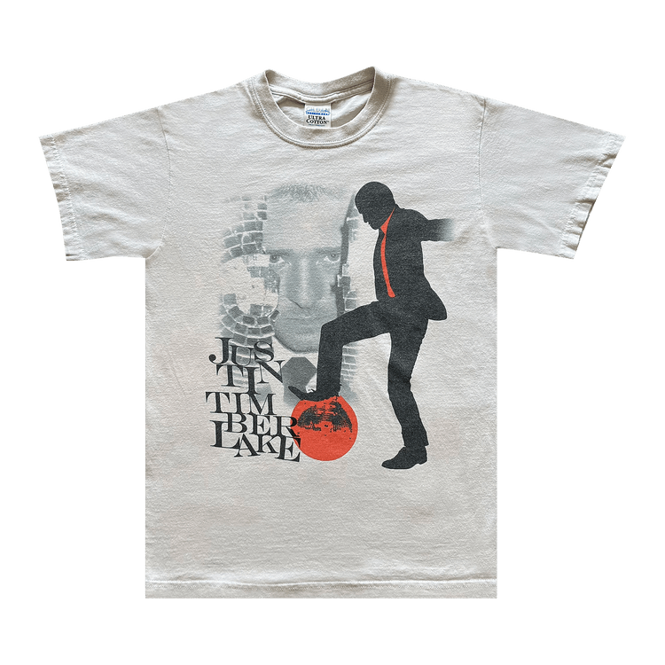 Vintage 2007 Justin Timberlake Future Sex/Love Sound Show Tour Tee "Grey"