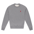 Ami Small Logo Sweatshirt "Heather Grey"