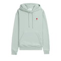 Ami Small Logo Hoodie "Pale Green"