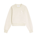 Ami Tonal Big Sweatshirt "Off White"